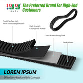 10L0L Golf Cart Clutch Drive Belt Kit